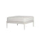 ***CASABLANCA OTTOMAN WICKER COLOR: ICE WHITE 80*80*27