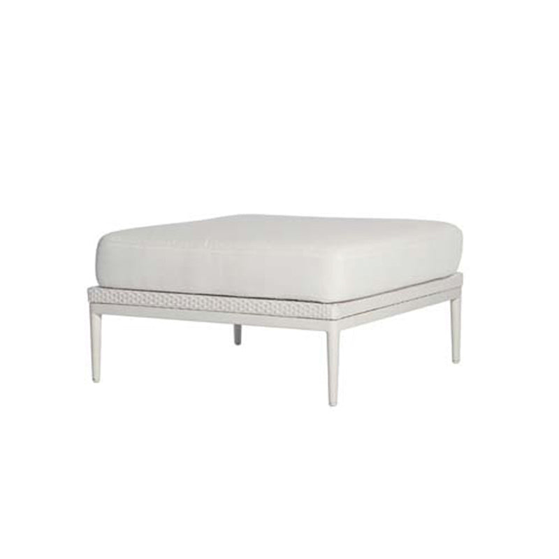 ***CASABLANCA OTTOMAN WICKER COLOR: ICE WHITE 80*80*27