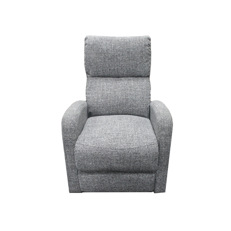 BUTACA RECLINABLE EN TELA GRIS CON SISTEMA ELECTRICO