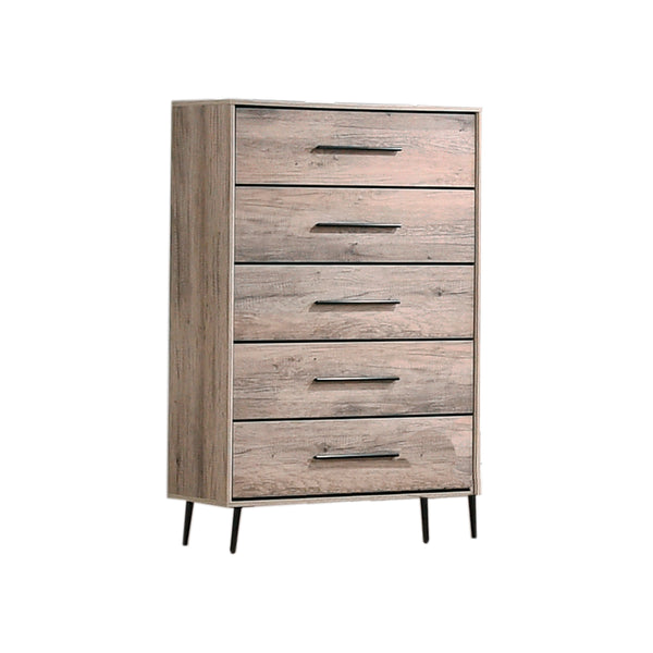 GAVETERO ALTO CIDRA EN ACABADO DE MADERA GRIS