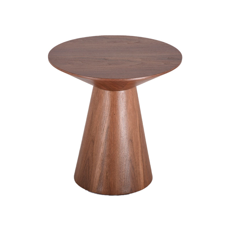 MESA LATERAL EN ACABADO DE  MADERA