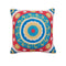 HAND EMBROIDERED WOOLEN CUSHION MULTI  20X20