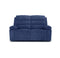 SOFA RECLINABLE ELECTRICO DE DOS ASIENTOS EN TELA AZUL