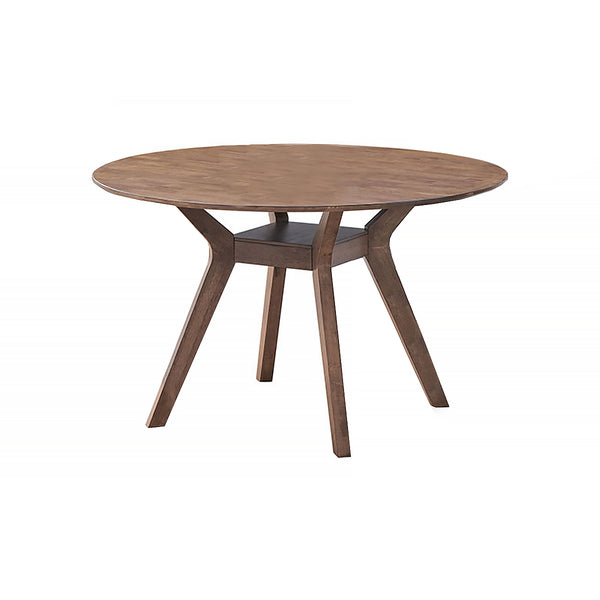 MESA DE COMEDOR REDONDA ACABADO EN MADERA