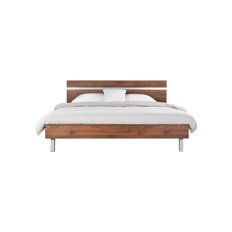 CAMA QUEEN ACABADO DE MADERA