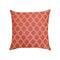 CUSHION QUILTED CROSS ORANGE