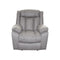 BUTACA RECLINABLE MANUAL EN TELA GRIS PARDO
