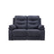 SOFA ESTACIONARIO DE 2 ASIENTOS EN TELA GRIS