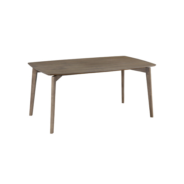 MESA DE COMEDOR EN ACABADO DE MADERA MARRON
