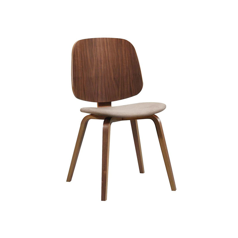 SILLA DE COMEDOR EN ACABADO DE MADERA MARRON CLARO