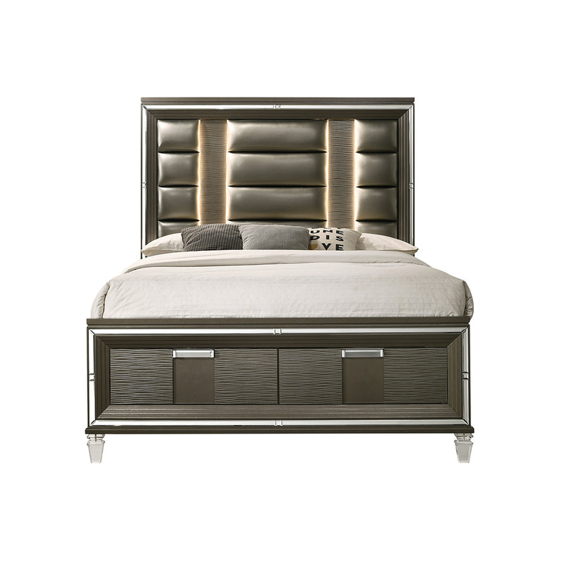 JUEGO DE HABITACION "TWENTY NINE BROWN" - CAMA QUEEN