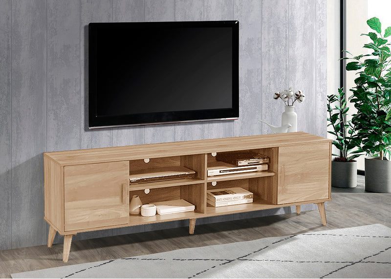 MESA DE TV ACABADO MADERA NATURAL