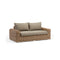 SOFA DE EXTERIOR EN RATTAN DE 2 ASIENTOS