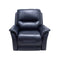 BUTACA RECLINABLE MANUAL NEW REGGIO EN PIEL SINTETICA AZUL