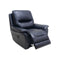 BUTACA RECLINABLE MANUAL NEW REGGIO EN PIEL SINTETICA AZUL