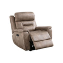 BUTACA RECLINABLE MARRON ELECTRICA