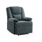 BUTACA RECLINABLE MANUAL EN TELA AZUL