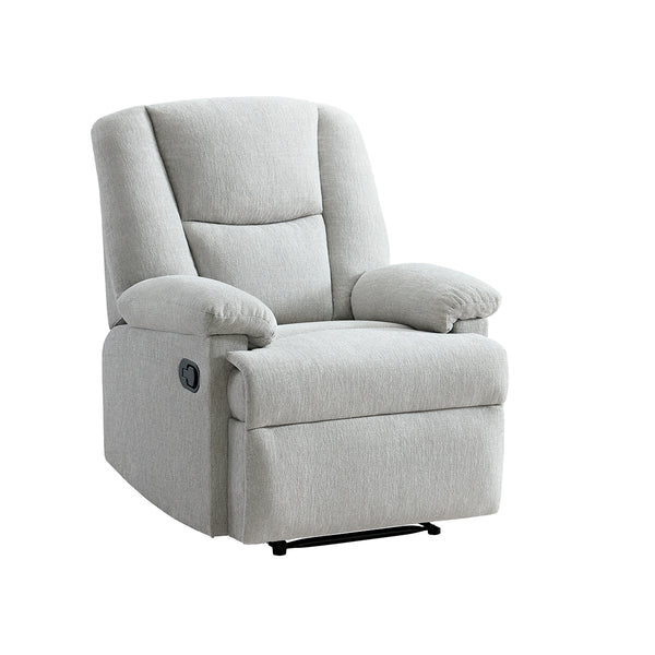 BUTACA RECLINABLE MANUAL EN TELA GRIS