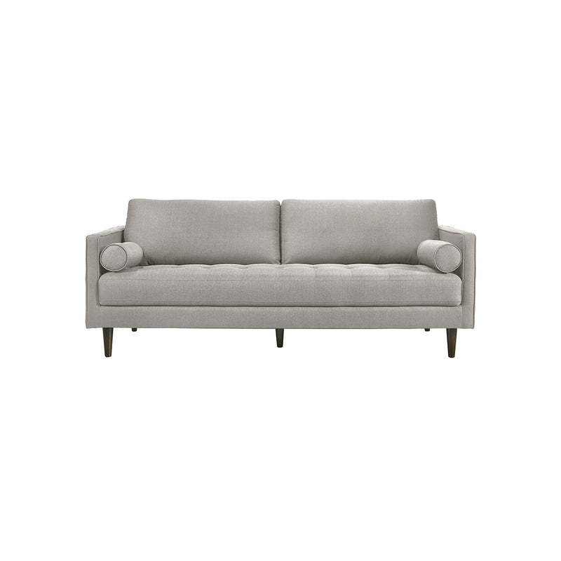 *****SOFA ESTACIONARIO SAMPSON DE 3 ASIENTOS EN TELA APOLLO CHROME