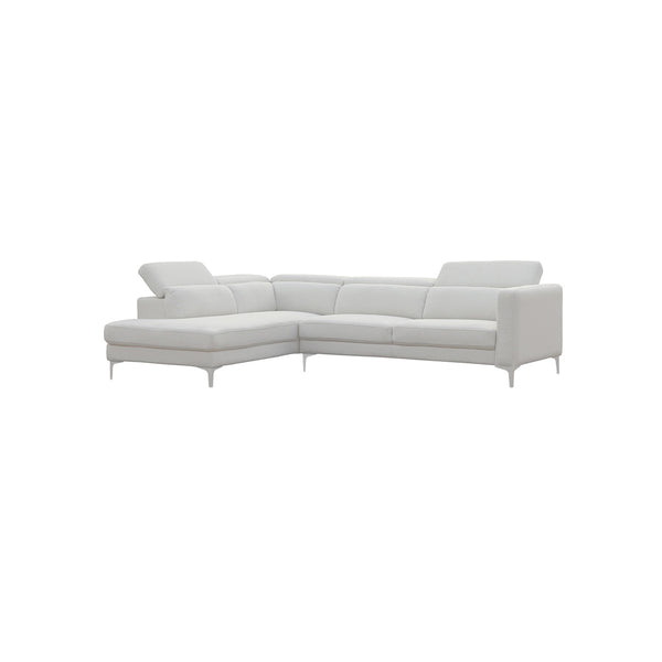 SOFA SECCIONAL ESTACIONARIO IZQUIERDO EN TELA OFF WHITE