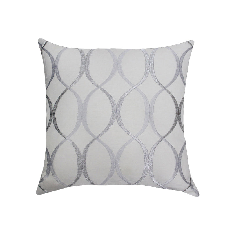 CUSHION ZWAVES SILVER